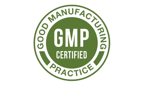 Good Manufacturing Practice certified ensuring pharmaceutical grade quality.